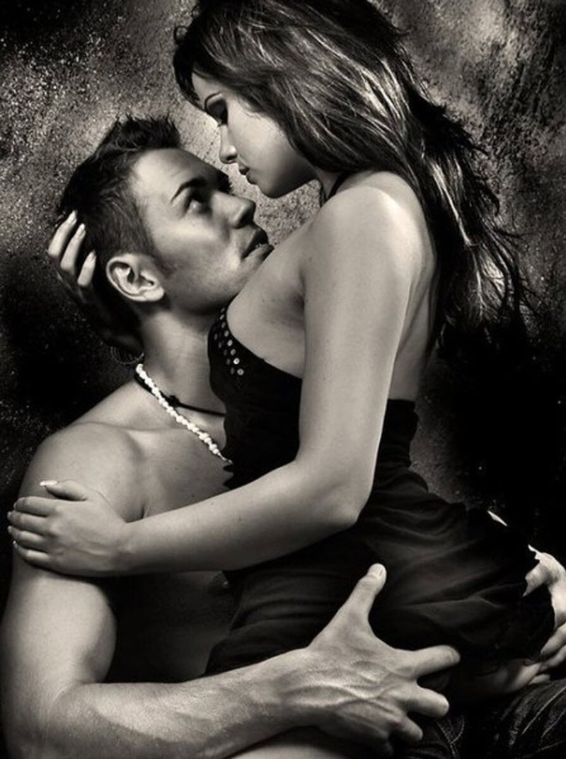 Man and woman passion