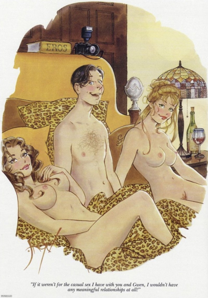 Erotic humorous illustrations