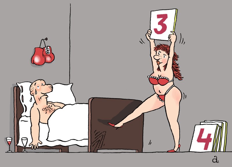 Erotic illustrations are funny