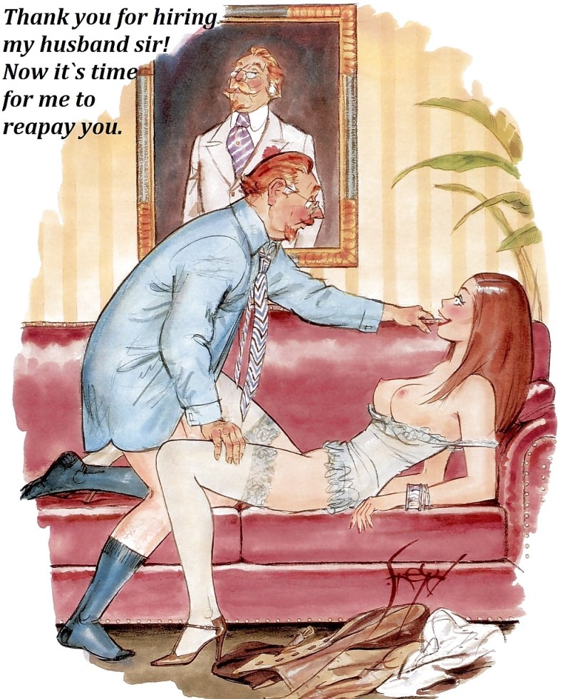 Pornographic caricatures