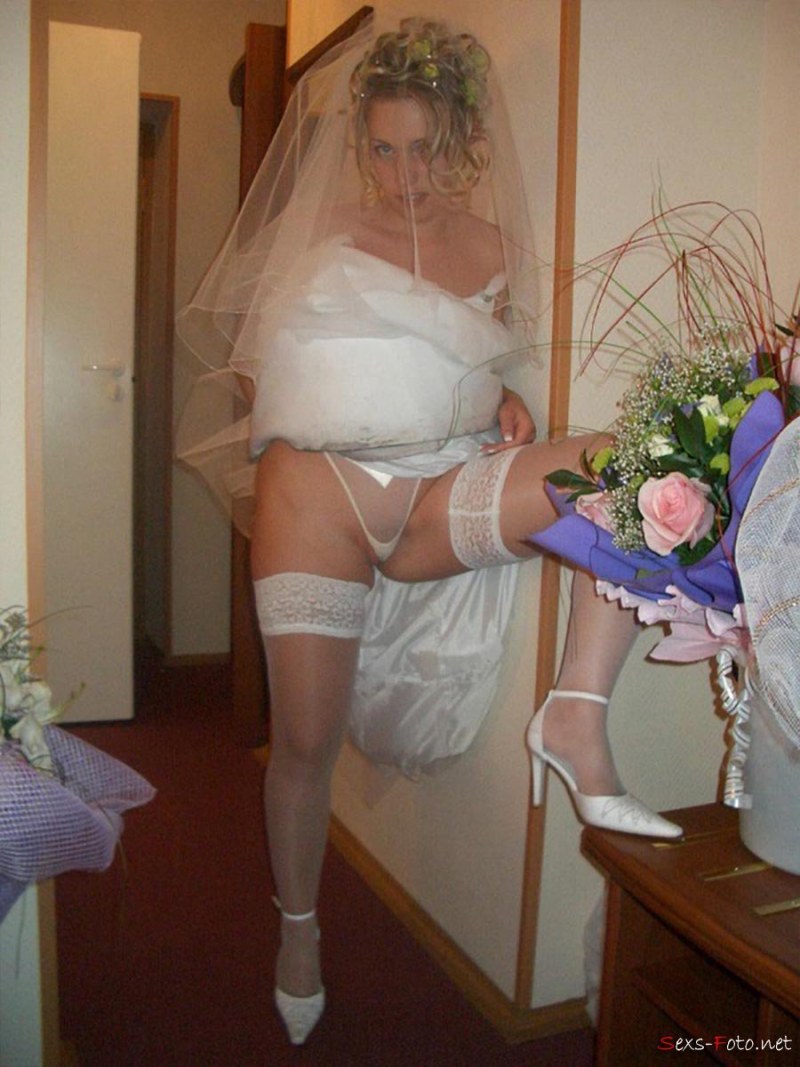 Drunk naked brides photo