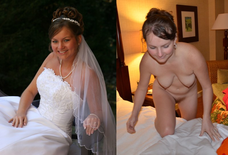 Bride without panties private