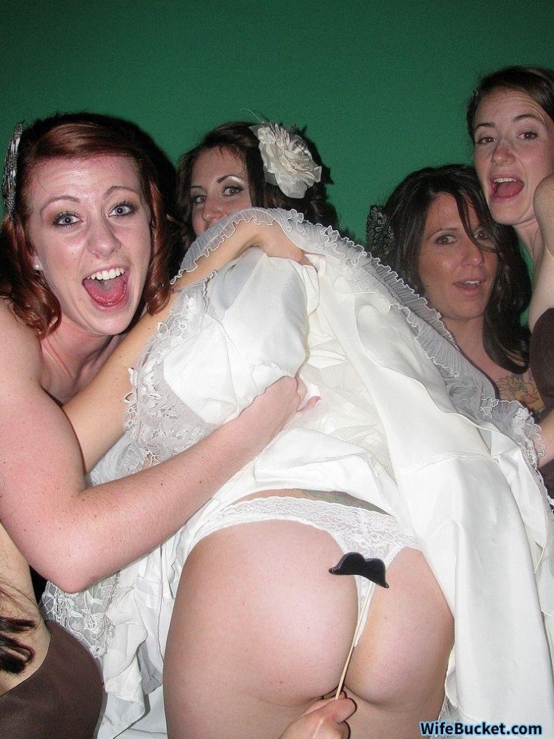 The bride lit panties