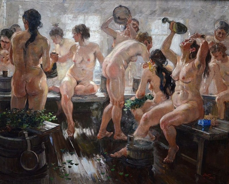 Alexander Gerasimov village bath