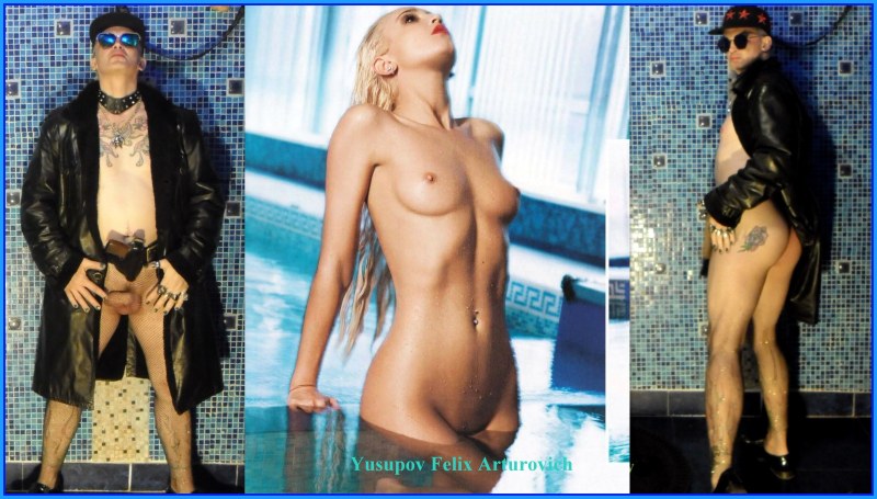 Naked Olga Buzova in stockings