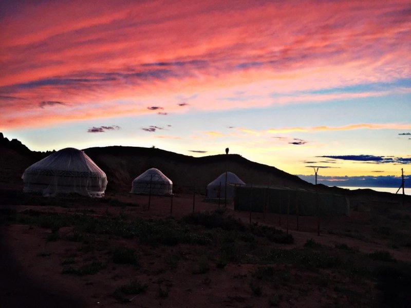 Tuva yurt complex Aldyn Bulak