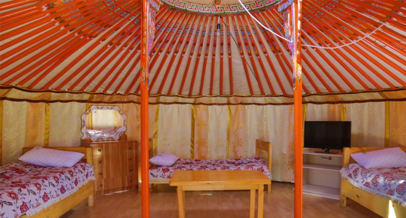 Kyzyl's yurt complex