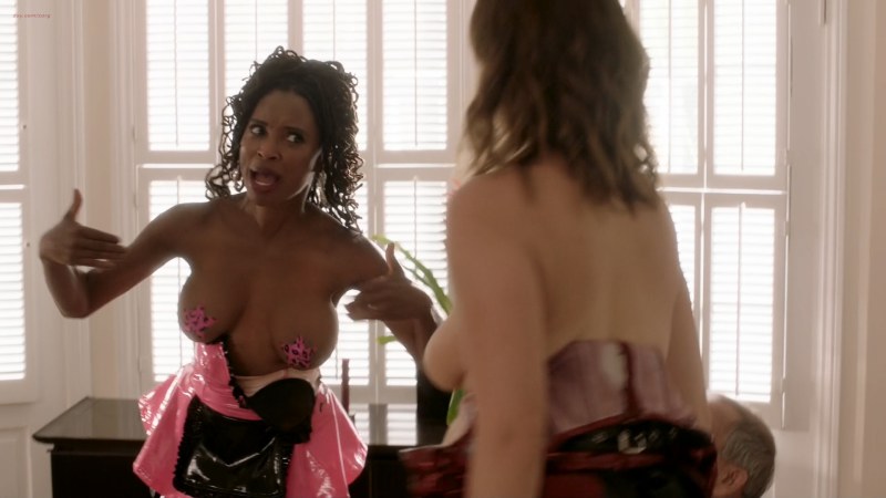 Shanola Hampton Plum Naked without panties