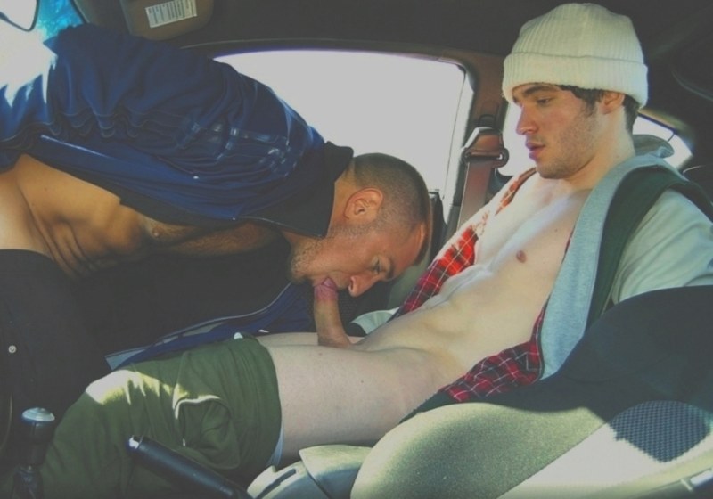 Oral. Sex. Young. Gays. In car