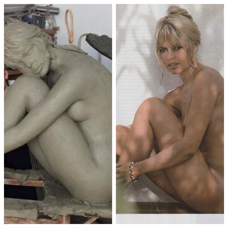 Brigitte Ann-Maro Bardo Nude