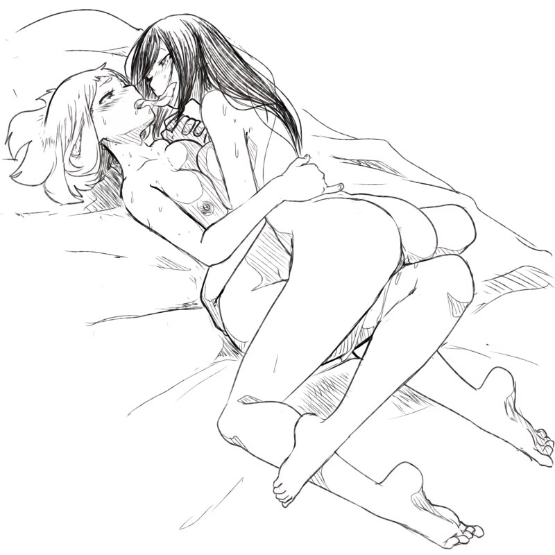 Hentai Yuri Tsui Asui Uraraka Ochako