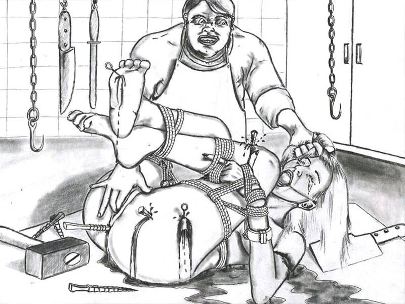 BDSM torture by enemic comic book