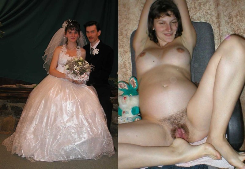 Naked pregnant women give birth