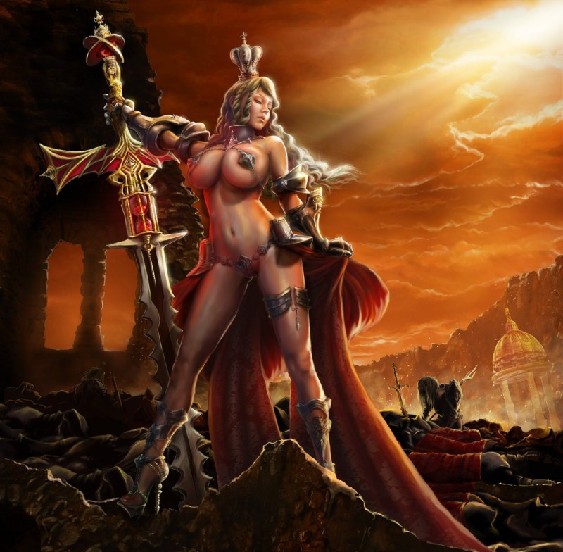 Naked women warriors