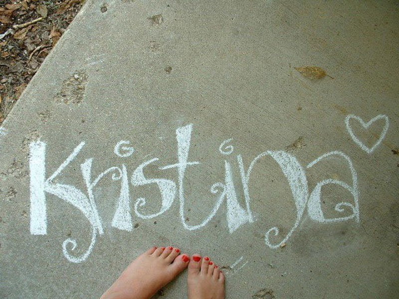 Beautiful inscription Christina