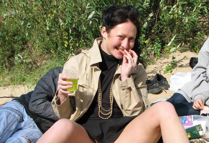 Adult women without panties