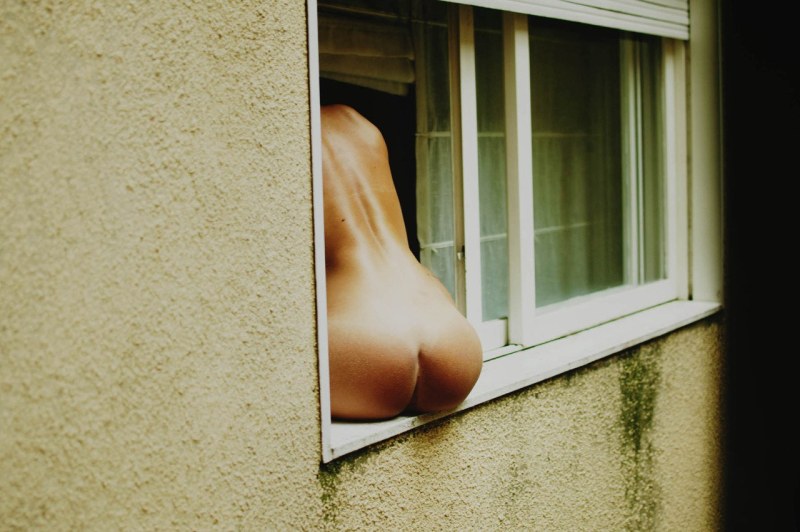 Spied in the windows of houses
