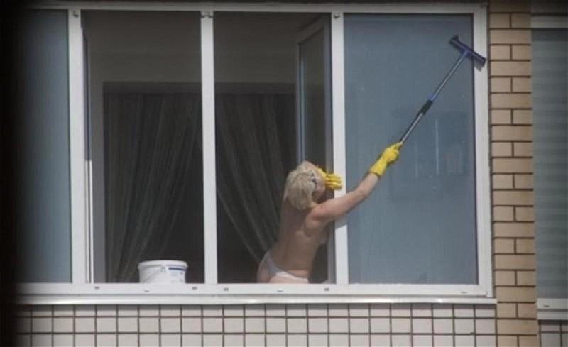 Sprinking in the windows