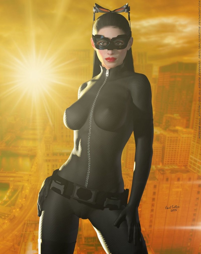 Woman cat ero cosplay