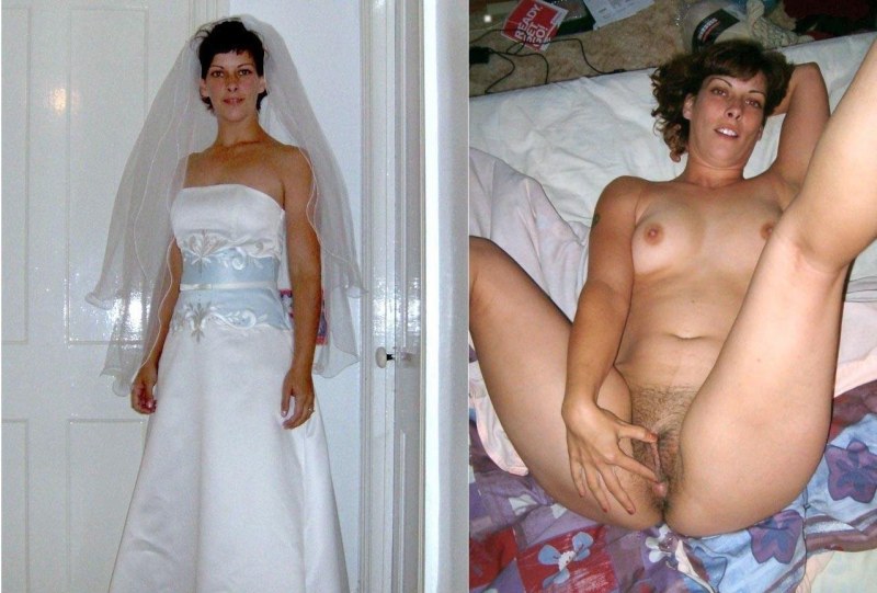 Naked brides at the wedding private