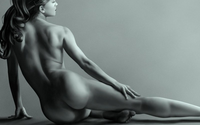 The beauty of the female body nude