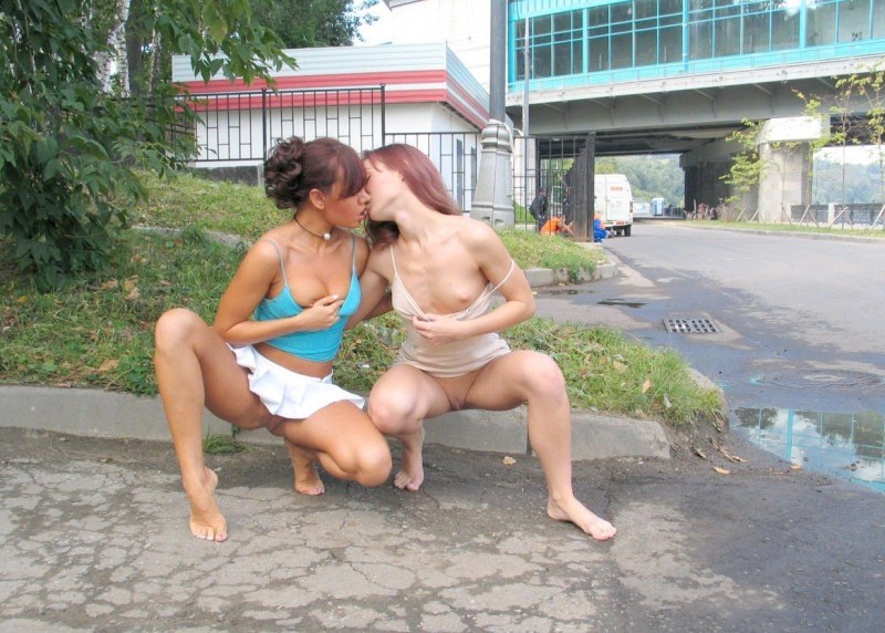 Masturbation in a public place