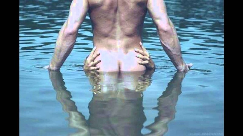 Men without panties on the beach