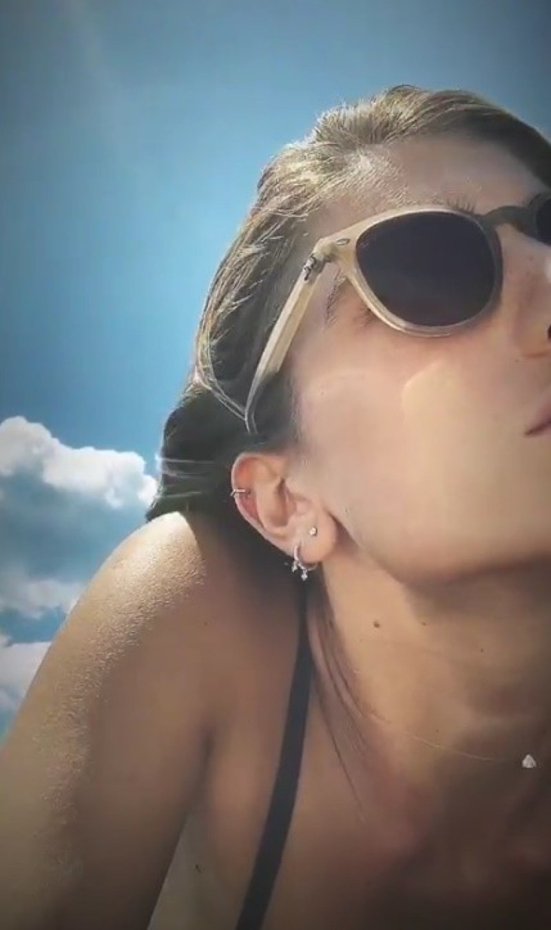 Nino Ninidze in a swimsuit