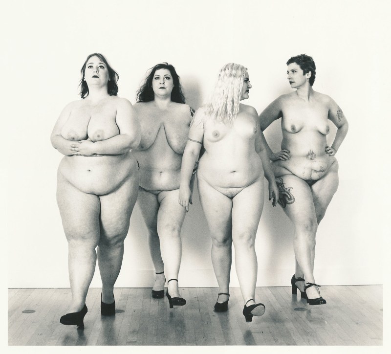 A lot of naked fat women