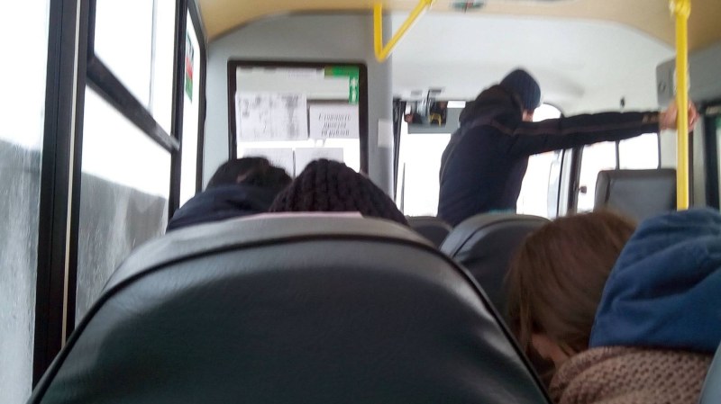 Pregnant in public transport