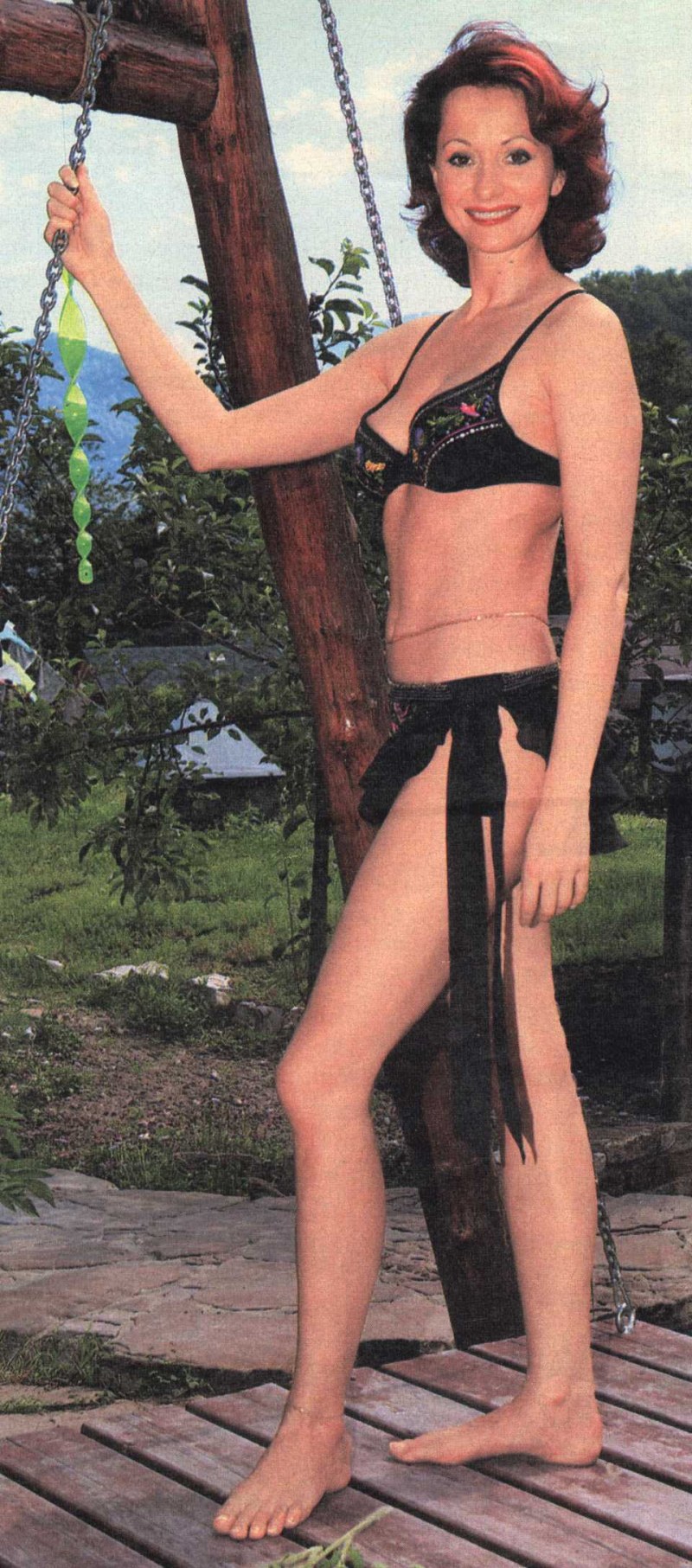 Olga Budina in a swimsuit 2018