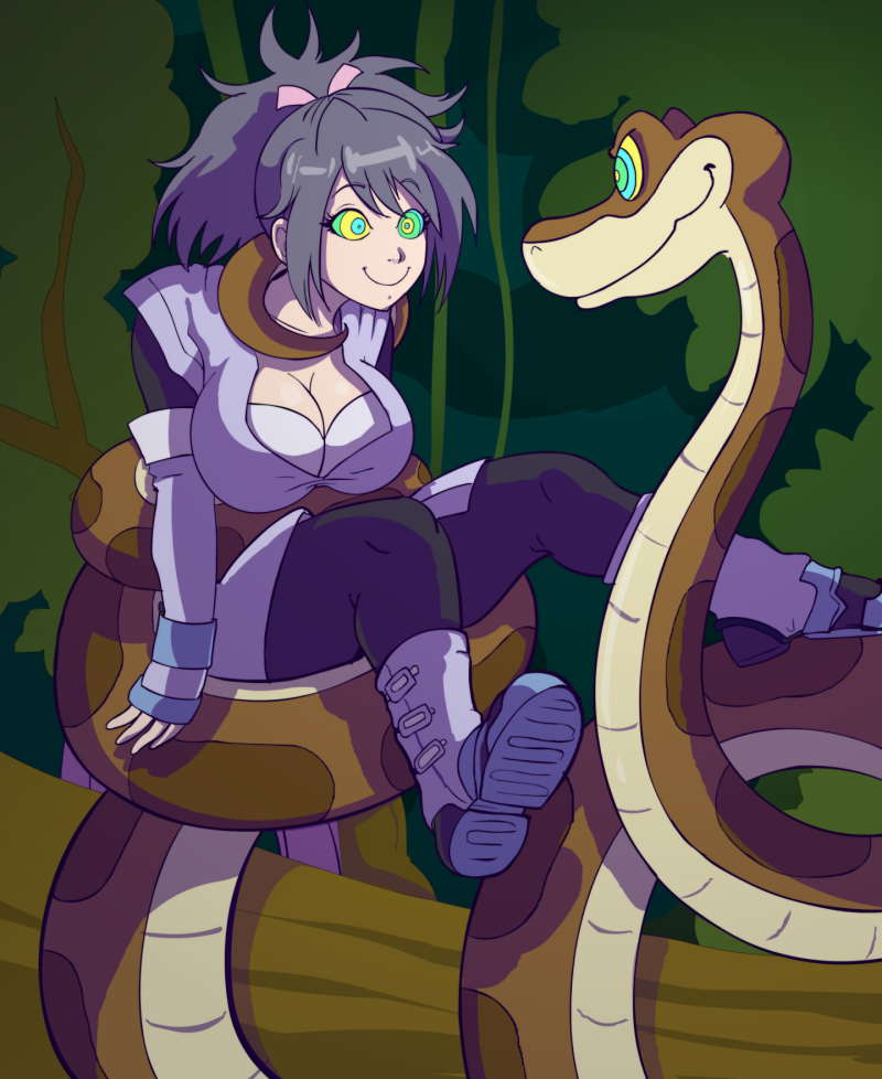 Snake hypnosis of the KAA Sexy