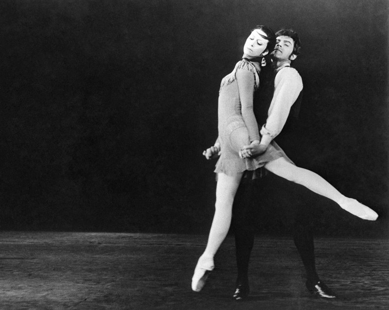 Maya Plisetskaya in his youth ballet