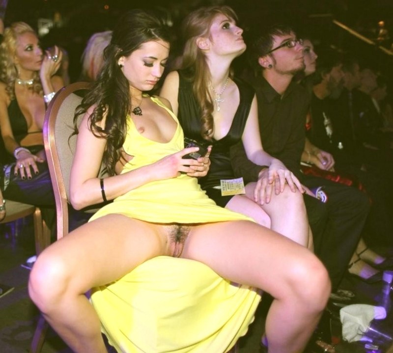 Girls drunk without panties