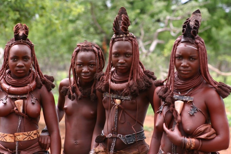 Naked African tribes