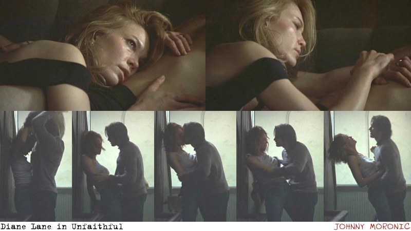 Diane Lane in erotic scenes