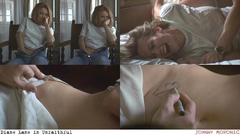 Diane Lane in erotic scenes