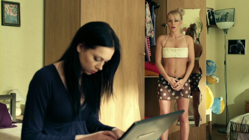 Anna Kuzina in the underwear university