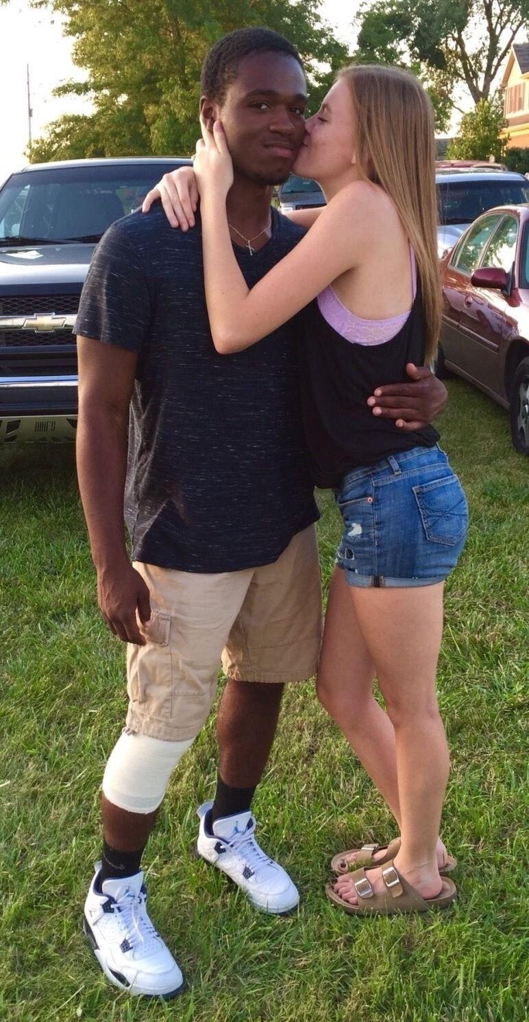 White girls with blacks amateur