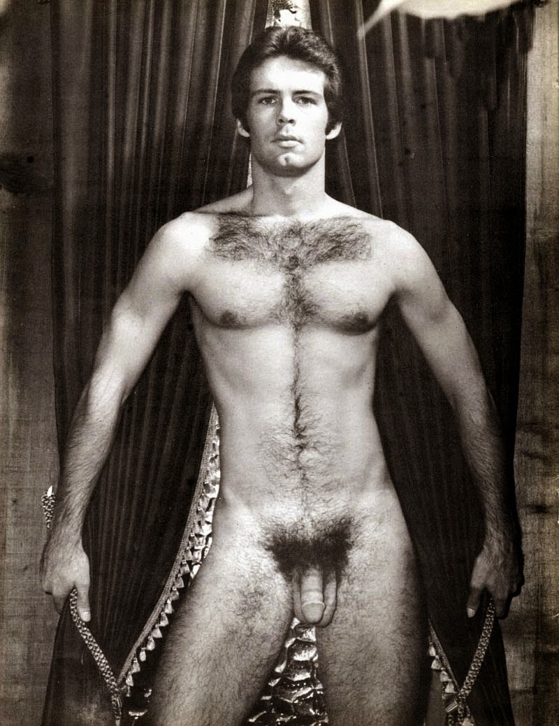 Boys nude retro vintage