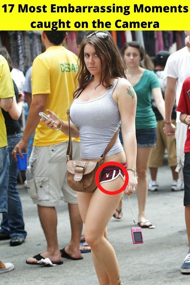 Girls show breasts on the street