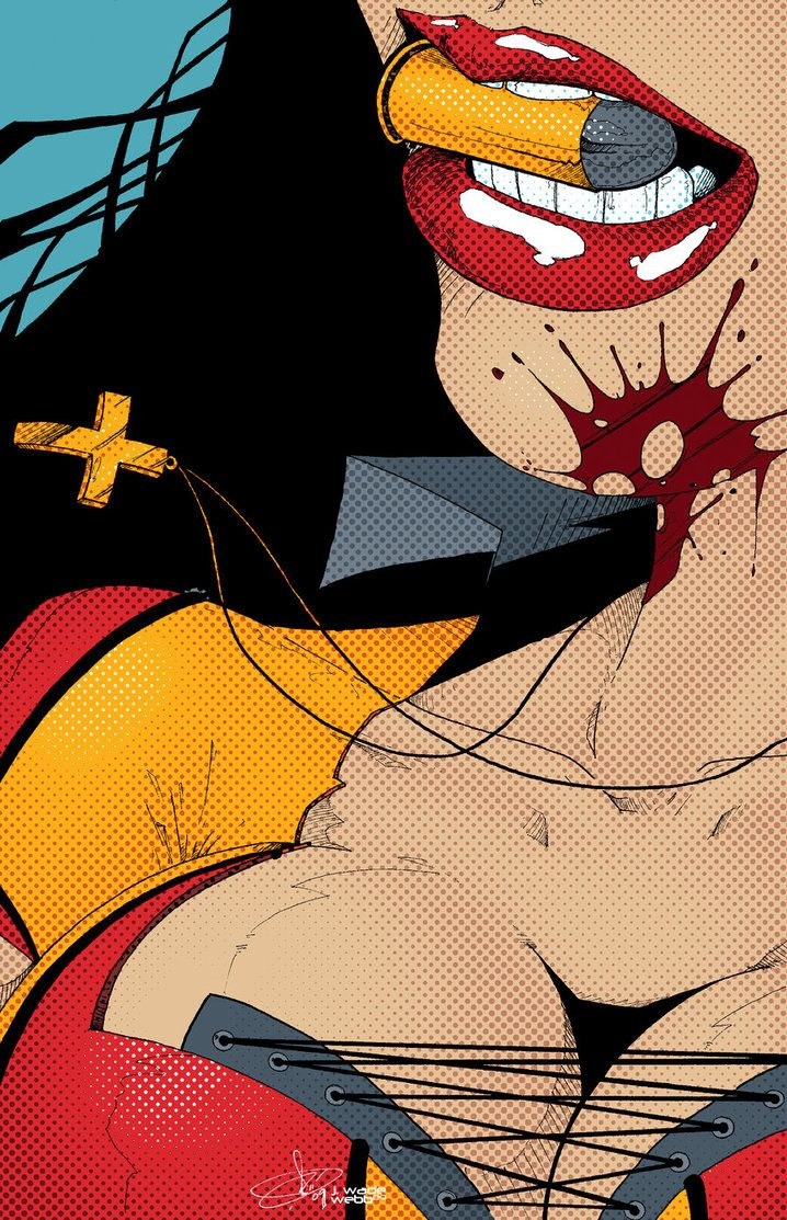 Miracle woman pop art