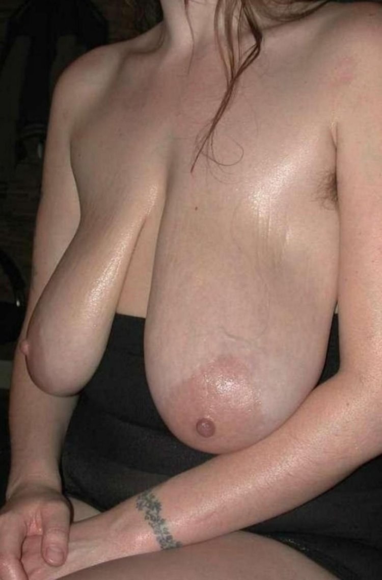 Empty tits to the navel