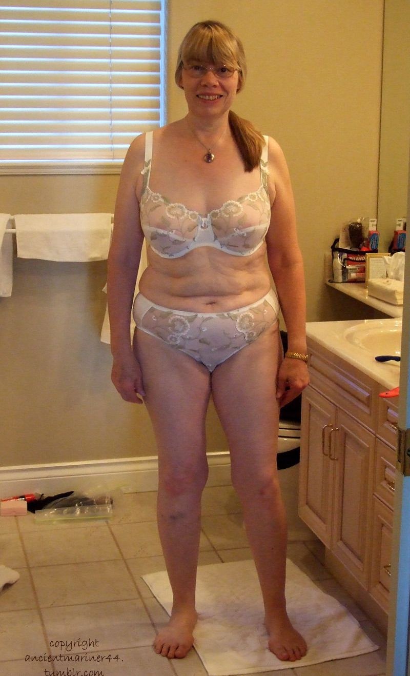 Mature in Panty and Bra Mature in Bra Private