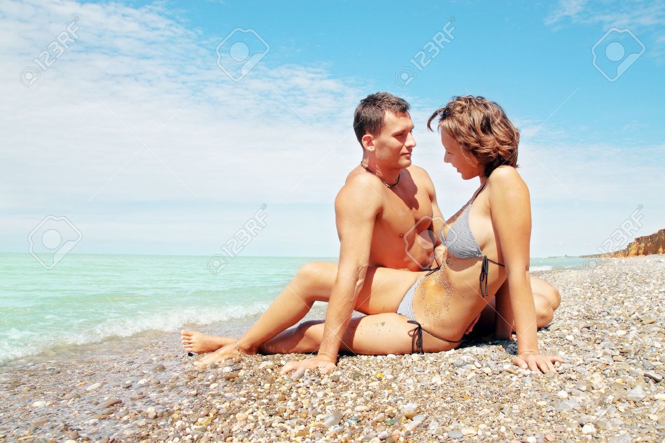 мы с женой на море