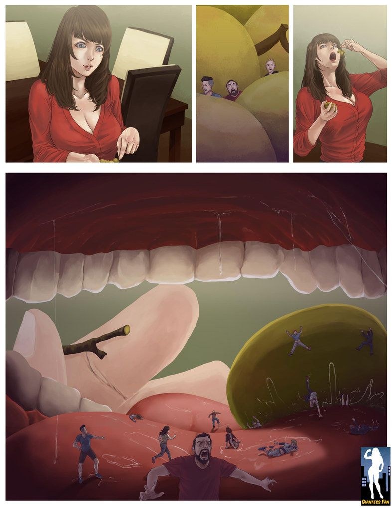 Anime giant Vore comic