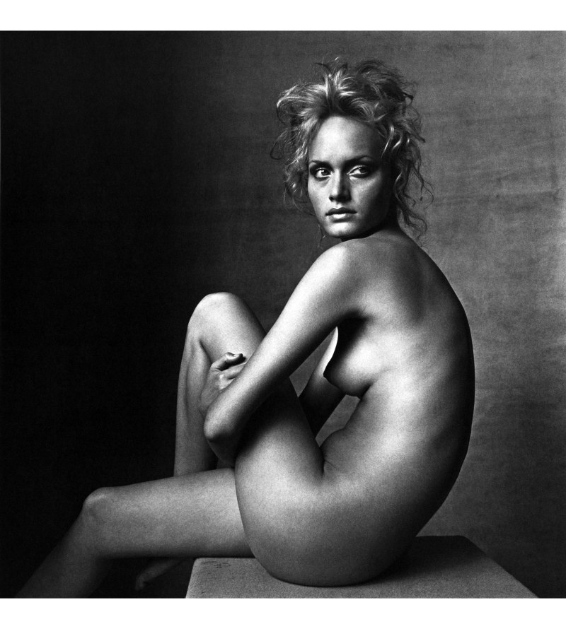 Amber Valletta in his youth naked