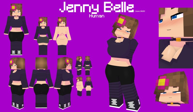 Hentai with Jenny from Minecraft