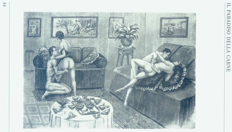 Erotic retro illustrations