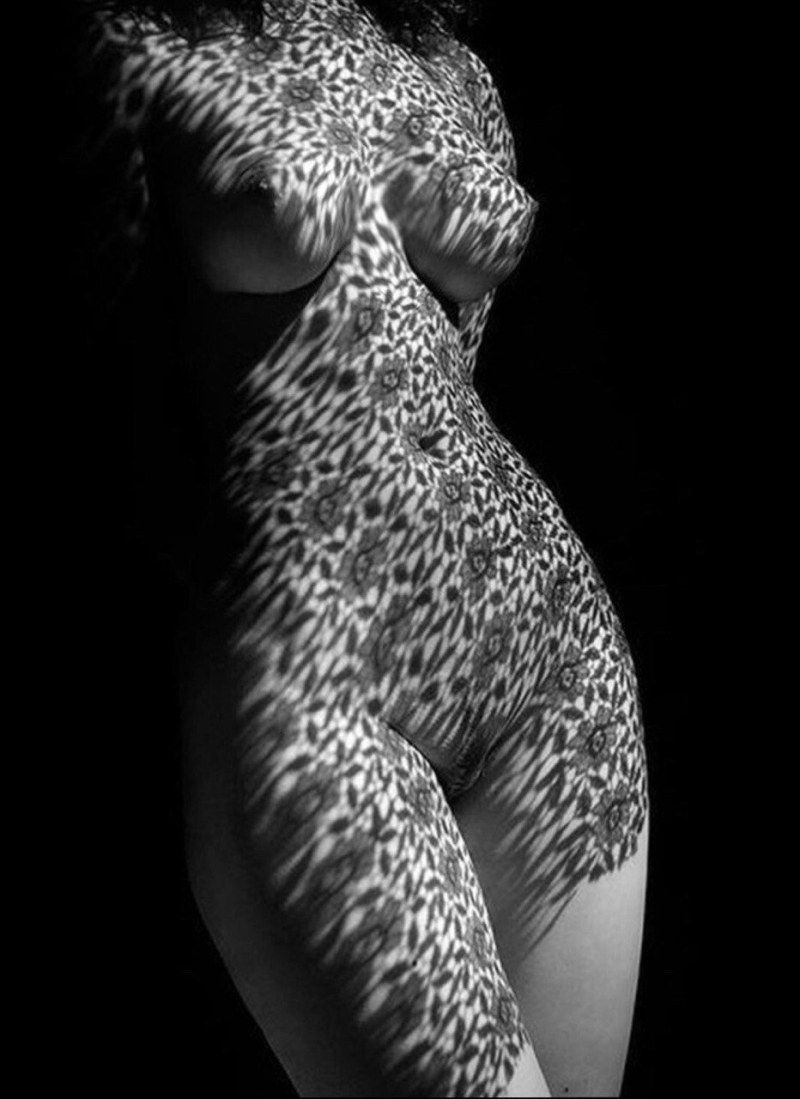 Ero picture in clothes blackly white